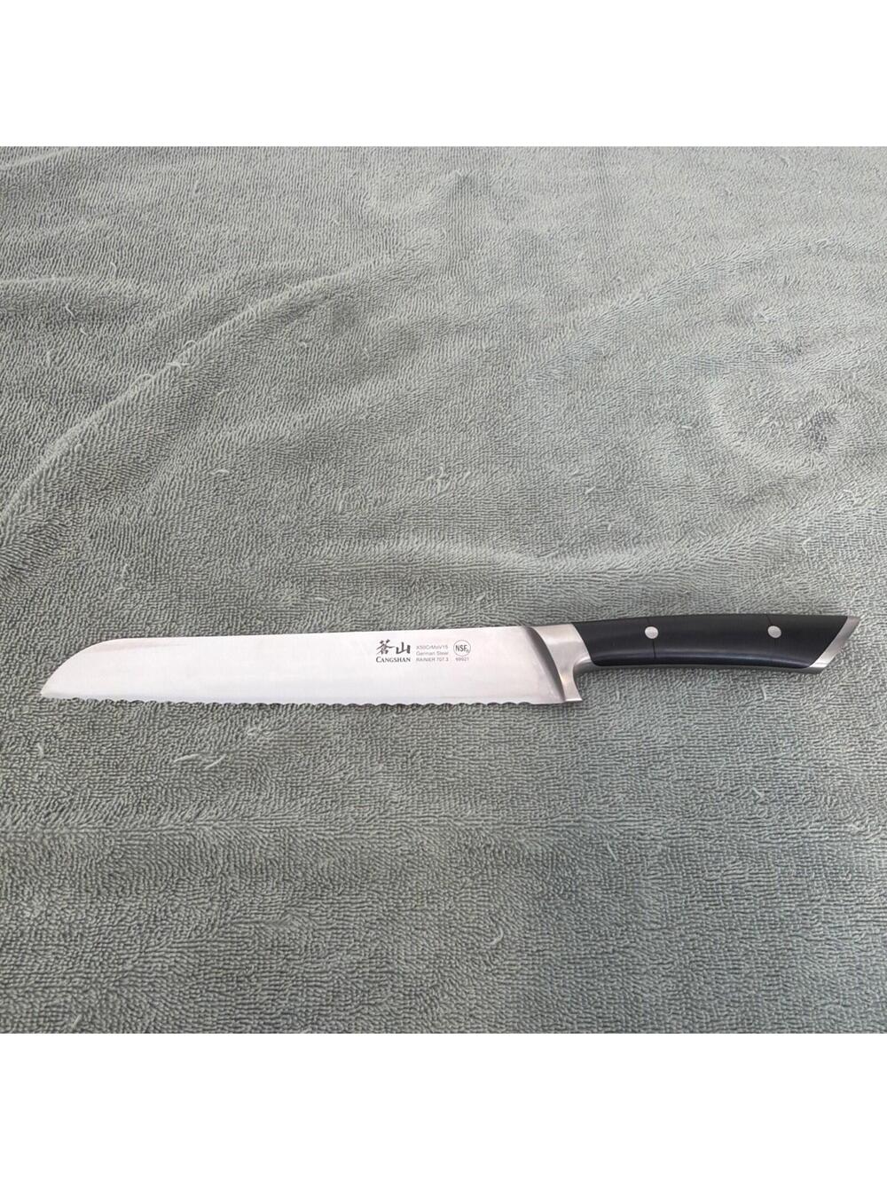 Cangshan Rainier Series 8” Serrated Bread Knife